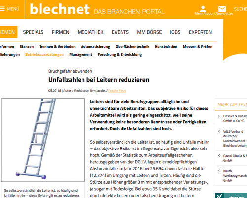 Pressebericht Blechnet